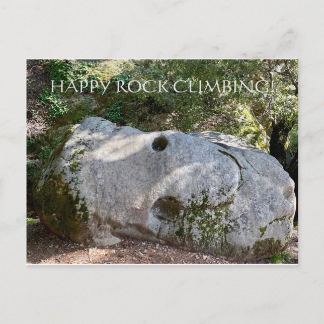 HAPPY ROCK CLIMBING! Postcard (Front)
