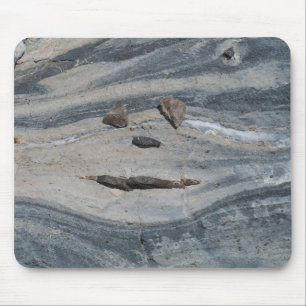 Happy Rock Face Mouse Mat
