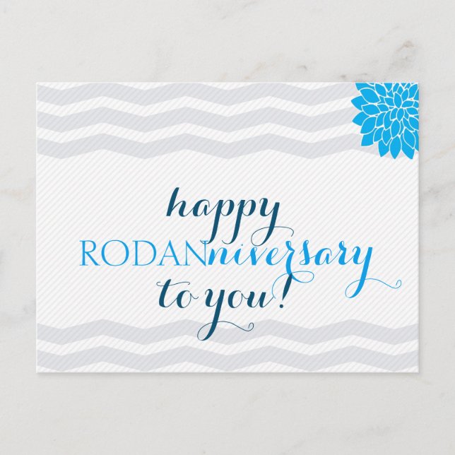 Happy Rodanniversary - Double-sided Postcard (Front)
