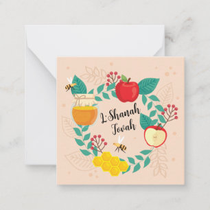 Happy Rosh Hashanah L'Shanah Tovah Holiday Card