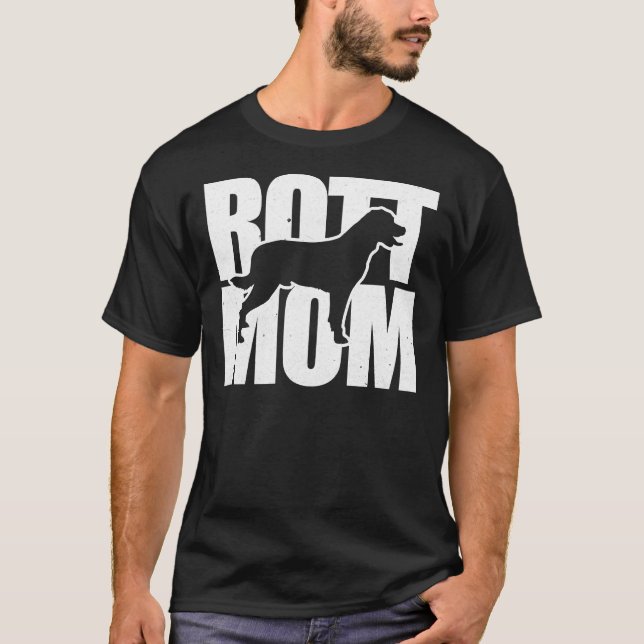 Happy Rottweiler Mum T-Shirt (Front)