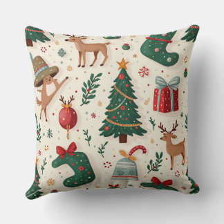 Happy Rudolphs Cushion
