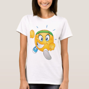 Happy Running Emoji T-Shirt