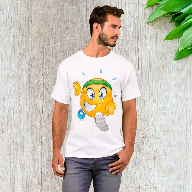Happy Running Emoji T-Shirt (Creator Uploaded)