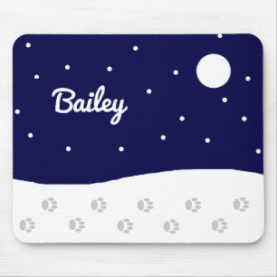 Happy Rural Winter: Mouse Mat
