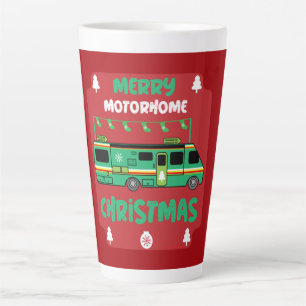 Happy RV Motorhom Xmas Latte Mug