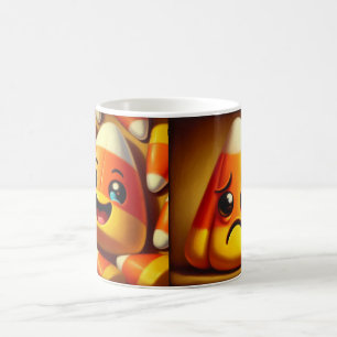 Happy Sad Candy Corn Coffee Mug