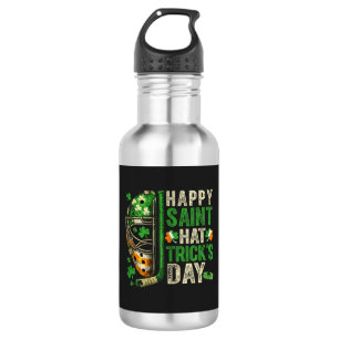 Happy Saint Hat Trick Ice Hockey Player 532 Ml Water Bottle