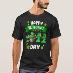 Happy Saint Patrick S Day 2022 Irish Shamrock Face T-Shirt