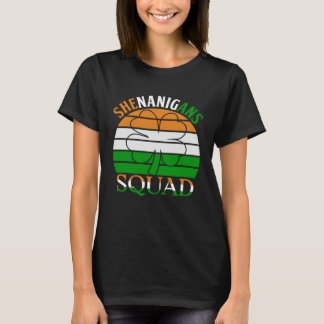 Happy Saint Patrick s Day Irish Shenanigans Squad T-Shirt