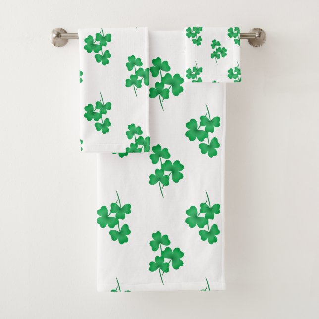 Happy Saint Patrick's Day! Bath Towel Set (Insitu)