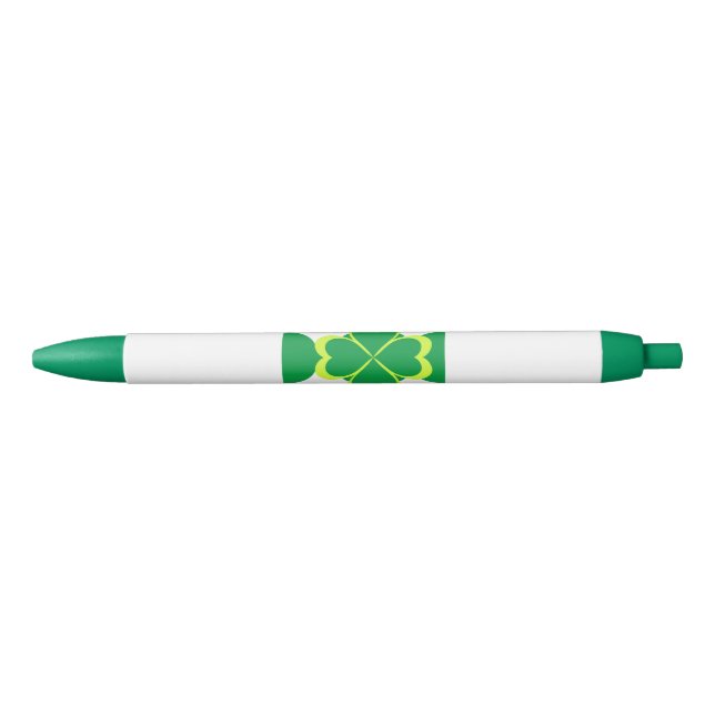 Happy Saint Patrick's Day! Black Ink Pen (Front)