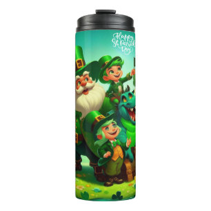 Happy Saint Patrick's Day colourful Thermal Tumbler