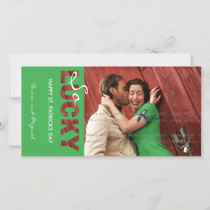 Happy Saint Patricks Day Green So Lucky Cutout