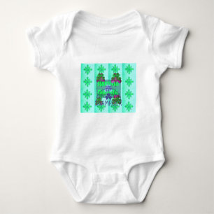 Happy Saint Patrick's Day Hakuna Matata Art Print Baby Bodysuit