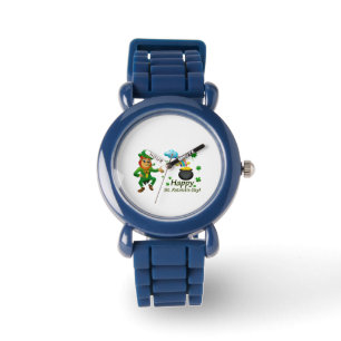 Happy Saint Patrick's Day Leprechaun Rainbow Watch