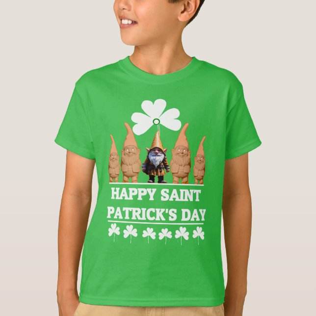 'Happy Saint Patrick's Day, Leprechaun' T-Shirt (Front)