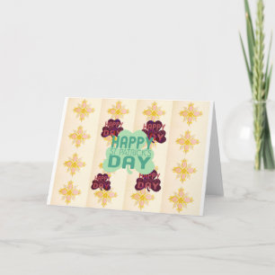 Happy Saint Patrick's Day Lovely Art Print Card