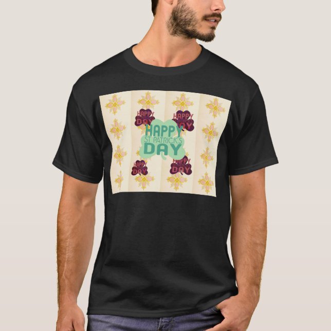 Happy Saint Patrick's Day Lovely Art Print T-Shirt (Front)