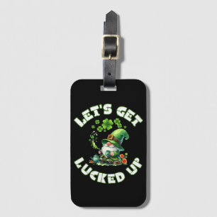 happy saint patrick's day luggage tag