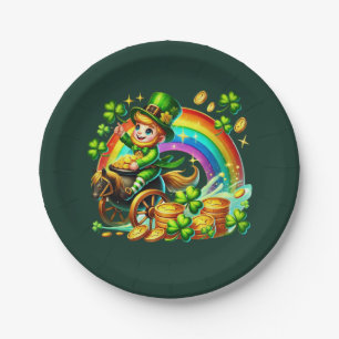 Happy Saint Patrick's Day party Paper Plate