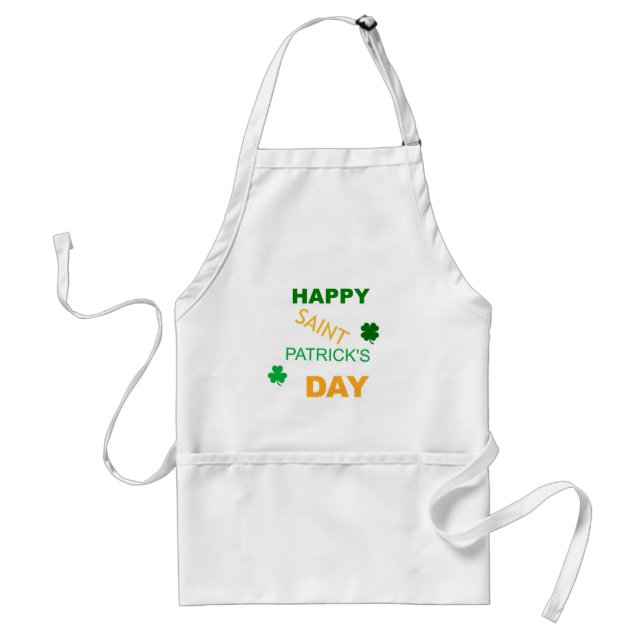 Happy Saint Patrick's Day Standard Apron (Front)