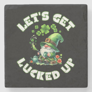 happy saint patrick's day stone coaster