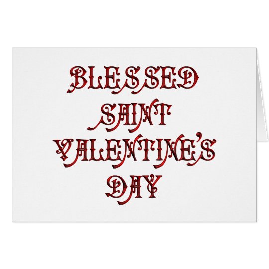 Happy Saint Valentine's Day Card