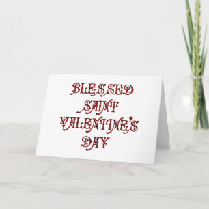 Happy Saint Valentine's Day Holiday Card