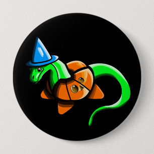 Happy Samhain!! 10 Cm Round Badge