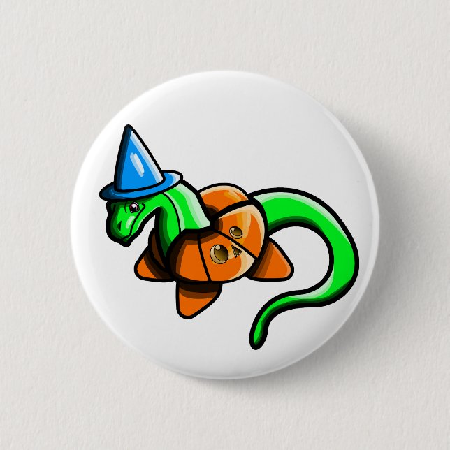 Happy Samhain!!  6 Cm Round Badge (Front)