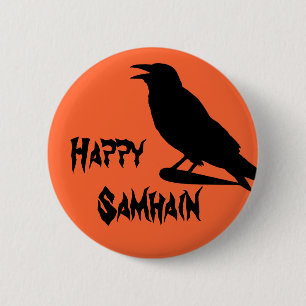 Happy Samhain Button
