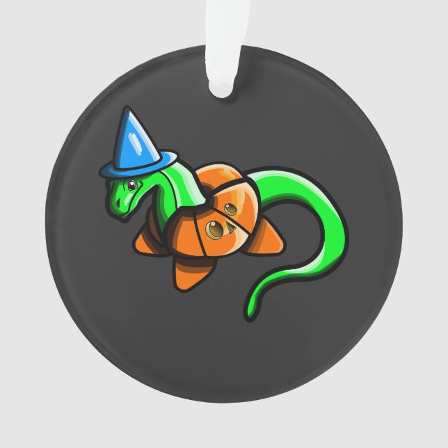 Happy Samhain!! Ornament (Front)