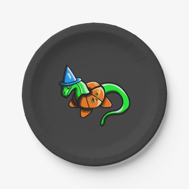 Happy Samhain!! Paper Plate (Front)