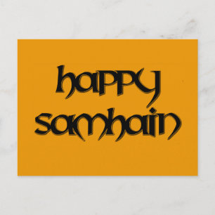 Happy Samhain Postcard