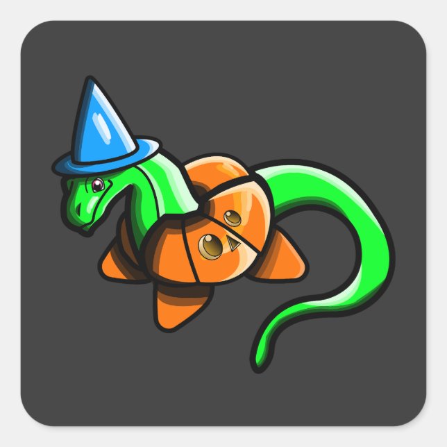 Happy Samhain!! Square Sticker (Front)