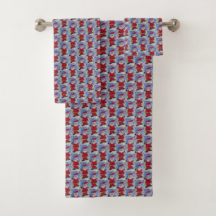 Happy Santa Bath Towel Set