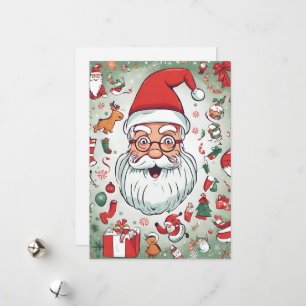 Happy Santa Christmas Gift Card