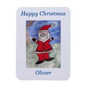 Happy Santa Christmas  Magnet