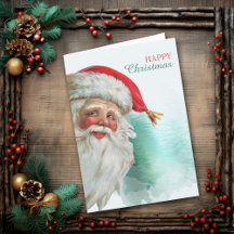 Happy Santa Claus Portrait Christmas