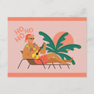 Happy Santa Claus  Postcard