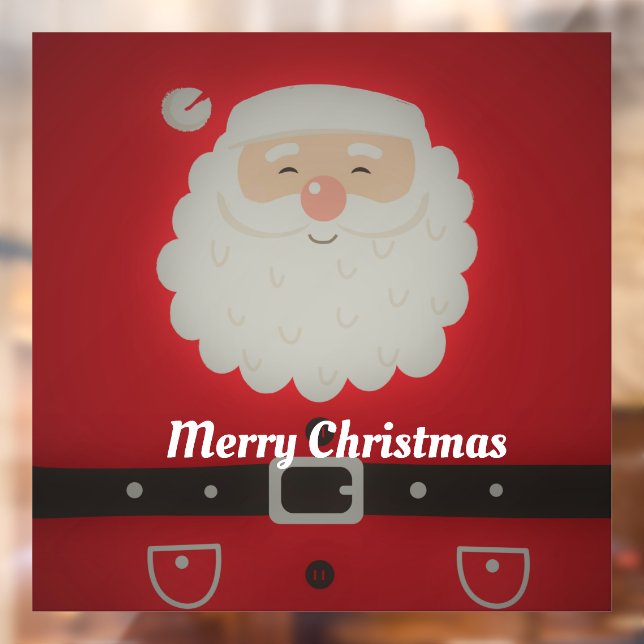 Happy Santa Claus Window Cling (Sheet 2)