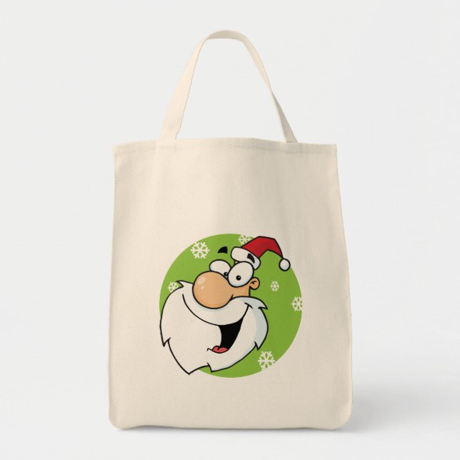 Happy Santa Clause T-shirts and Gifts Tote Bag (Front)
