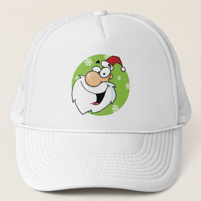 Happy Santa Clause T-shirts and Gifts Trucker Hat (Front)