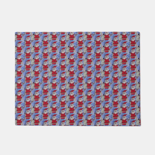 Happy Santa Doormat (Front)
