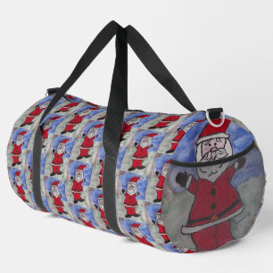 Happy Santa Duffle Bag
