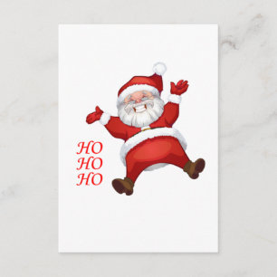 Happy Santa, HO-HO-HO Enclosure Card