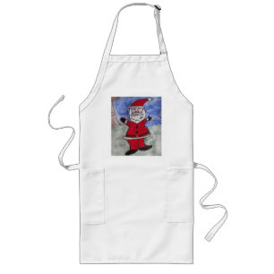 Happy Santa Long Apron