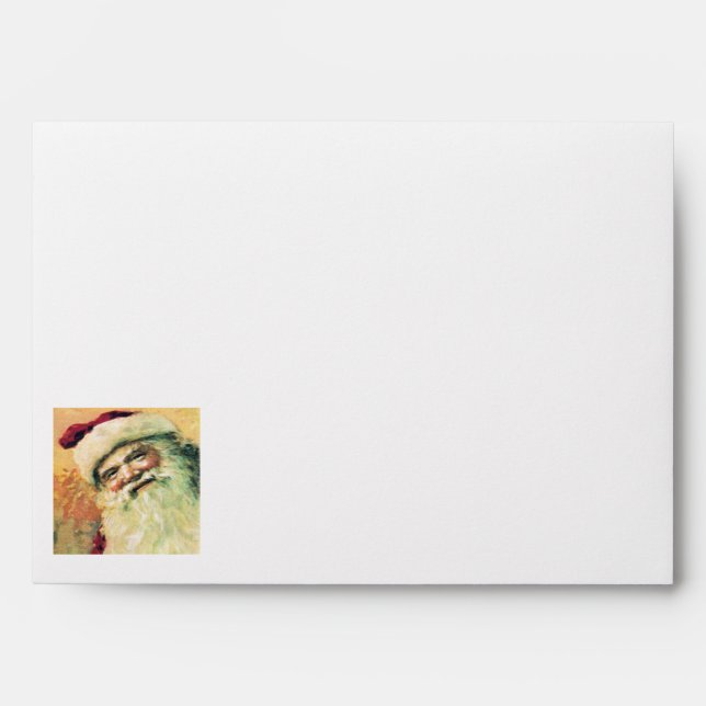 Happy Santa Merry Christmas Holiday Envelopes (Front)