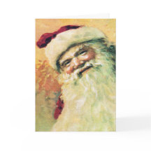 Happy Santa Merry Christmas Vintage